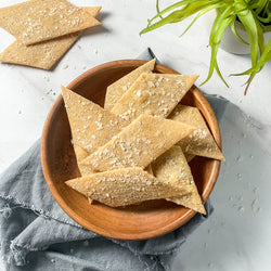 Sourdough Crackers, herbed & salted | GF, Vegan | 3 oz