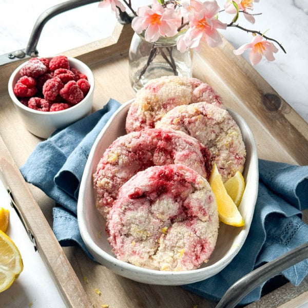Lemon Raspberry Sugar Cookie | GF/Vegan