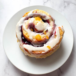 Mixed Berry & Lemon Sweet Roll | GF | Single Roll